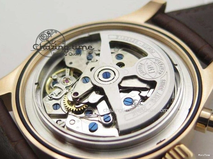 MIROTIME 0329 Pilot Chrono RG 3878 ZF Best Edition Grey Dial On Brown Leather Strap A UrbanChic 7330